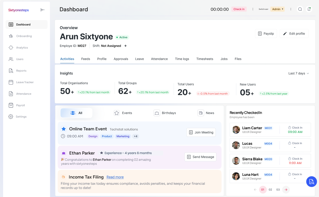 SQUAD HR Dashboard